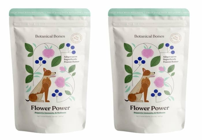 Botanical Bones Flower Power dog treats